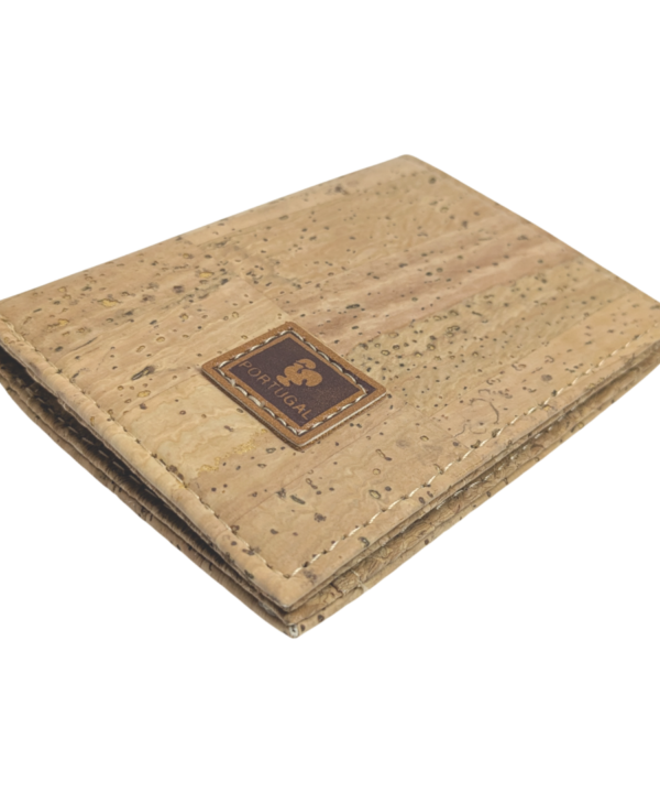 Handmade Portuguese Cork Wallet Vegan Sustainable Bifold Coin Pocket Eco Friendly