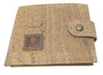 Genuine Portuguese Cork Trifold Wallet - Sustainable Vegan Eco-Friendly Wallet with Zip Pocket - Handcrafted in Portugal - Image 3