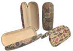 Genuine Cork Glasses Case - Sustainable Vegan Eyewear Protector - Hard Shell Artisan Case (Assorted Designs) - Image 2