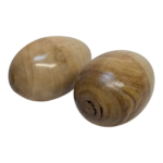 2 x Large Wooden Ganza Egg Shakers Percussion Bali Indonesia Fair Trade Handmade - Image 6