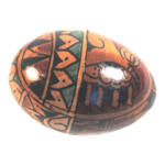 2 x Painted Wooden Egg Shakers Ganza Bali Indonesia Fair Trade Assorted Designs - Image 7