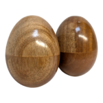 2 x Painted Wooden Egg Shakers Ganza Bali Indonesia Fair Trade Assorted Designs - Image 7