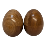 2 x Painted Wooden Egg Shakers Ganza Bali Indonesia Fair Trade Assorted Designs - Image 4