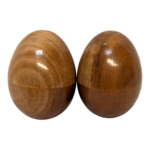 2 x Painted Wooden Egg Shakers Ganza Bali Indonesia Fair Trade Assorted Designs - Image 6