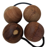 2 x Wooden Tandem Ball Shakers Joined Clave Percussion Fair Trade Handmade Wood - Image 9