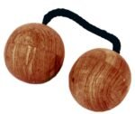 2 x Wooden Tandem Ball Shakers Joined Clave Percussion Fair Trade Handmade Wood - Image 13
