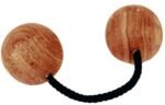 2 x Wooden Tandem Ball Shakers Joined Clave Percussion Fair Trade Handmade Wood - Image 11