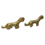 2x Spare Tiger Pieces Bagh Chal Game Solid Brass Replacement SPARES ONLY No Board