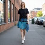 TERRAPIN Genuine Scottish Tartan Designer Funky Kilt STEAM Punk PSYTRANCE Skirt N1 Blue (Medium-Large) - Image 7