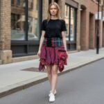 TERRAPIN Genuine Scottish Tartan Designer Funky Kilt STEAM Punk PSYTRANCE Skirt N1 Blue (Medium-Large) - Image 3