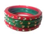 32x Indian Bangle Job Lot Red Green Chodi Wedding Bracelet Bollywood Jewellery - Image 5