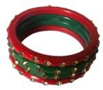 32x Indian Bangle Job Lot Red Green Chodi Wedding Bracelet Bollywood Jewellery - Image 7