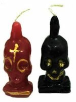 14 x Job Lot Bolivia Witch Market Skull Spell Candles La Paz Aymara Ritual 9cm - Image 4