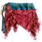 Handmade Tartan Skirt Kilt Fair Trade Scottish Wool Belt Skirt Unique - Image 8
