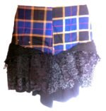 TERRAPIN Genuine Scottish Tartan Designer Funky Kilt STEAM Punk PSYTRANCE Skirt N1 Black (Medium-Large) - Image 8