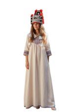 Ethnic Handmade Thai Hmong Tribal Hat Headdress Fair Trade Boho Festival Unique - Image 3