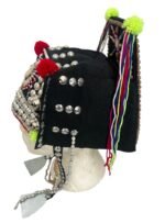 Ethnic Handmade Thai Hmong Tribal Hat Headdress Fair Trade Boho Festival Unique - Image 11