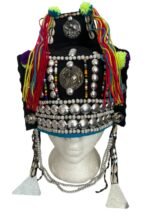 Ethnic Handmade Thai Hmong Tribal Hat Headdress Fair Trade Boho Festival Unique - Image 10