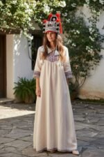 Ethnic Handmade Thai Hmong Tribal Hat Headdress Fair Trade Boho Festival Unique - Image 4