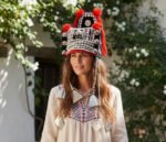 Ethnic Handmade Thai Hmong Tribal Hat Headdress Fair Trade Boho Festival Unique - Image 2