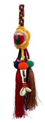 Hmong Tribal Long Tassel Scarf Handmade Boho Festival Textile Ornament Folk Art - Image 11