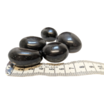 5x Black Narmadeshwar Shivling Crystal Stone 4cm Natural Narmada River Shiva Lingam - Image 2