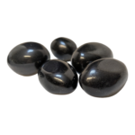 5x Black Narmadeshwar Shivling Crystal Stone 4cm Natural Narmada River Shiva Lingam - Image 5