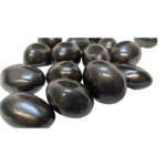 5x Black Narmadeshwar Shivling Crystal Stone 4cm Natural Narmada River Shiva Lingam - Image 6