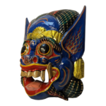 Balinese Garuda Barong Mask Hand Carved Wood Bali Wall Hanging Large 33cm / 13 - Image 4