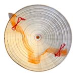 Genuine Vietnamese Non La Hat Hand Painted Conical Bamboo Sun Hat 40cm / 16 - Image 8