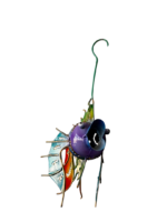 Job Lot 9x Bright Metal Hanging Fish Mobiles Garden Ornament Colourful Iron - Image 6