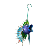 Job Lot 9x Bright Metal Hanging Fish Mobiles Garden Ornament Colourful Iron - Image 10