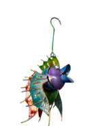 Job Lot 9x Bright Metal Hanging Fish Mobiles Garden Ornament Colourful Iron - Image 3
