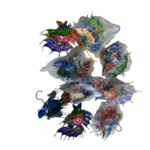 Job Lot 9x Bright Metal Hanging Fish Mobiles Garden Ornament Colourful Iron - Image 4