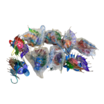 Job Lot 9x Bright Metal Hanging Fish Mobiles Garden Ornament Colourful Iron - Image 2