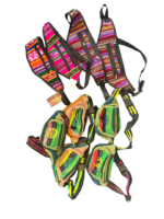 Job Lot of 9 Bright Hippy Festival Bumbags  Travel Waist Bags  Bulk Bundle - Image 4