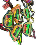 Job Lot of 9 Bright Hippy Festival Bumbags  Travel Waist Bags  Bulk Bundle - Image 2