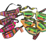 Job Lot of 9 Bright Hippy Festival Bumbags  Travel Waist Bags  Bulk Bundle