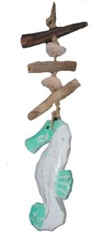 Job Lot 12x Wooden Seahorse Hanging Decorations Driftwood Nautical Beach Coastal Ornament - Image 5