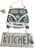 Job Lot Driftwood Wall Art Signs Campervan Om Bird Anchor Nautical Rustic Beach Decor - Image 2