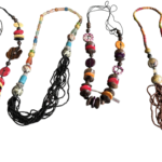 Job Lot Balinese Chunky Beaded Necklaces Wood Resin Boho Ethnic Statement Mixed