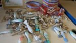 RRP384 NEW Job Lot 36 x Driftwood Wall Art Fish Boats etc Signs Mobiles - Image 3