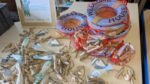 RRP384 NEW Job Lot 36 x Driftwood Wall Art Fish Boats etc Signs Mobiles - Image 6