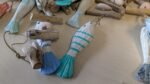 RRP384 NEW Job Lot 36 x Driftwood Wall Art Fish Boats etc Signs Mobiles - Image 8