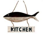 RRP190 NEW Job Lot 19 x Driftwood Wood Wall Art KITCHEN etc Signs Mobiles - Image 5