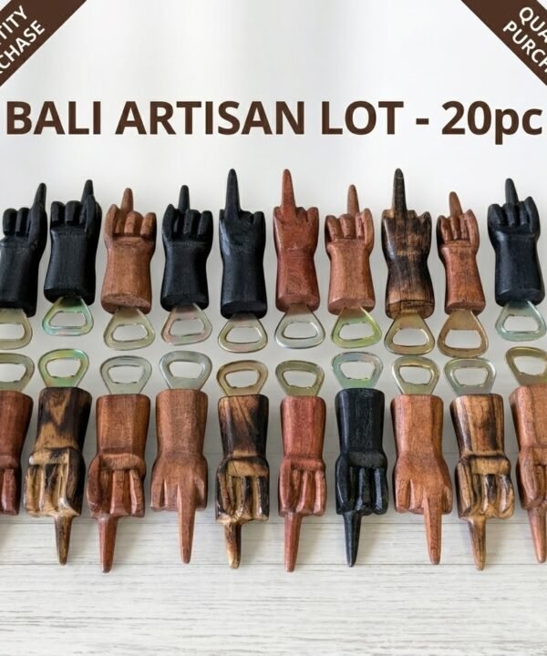 RRP200 NEW Job Lot 20 x Up Yours!  Bottle Opener Wooden 18cm /  7''