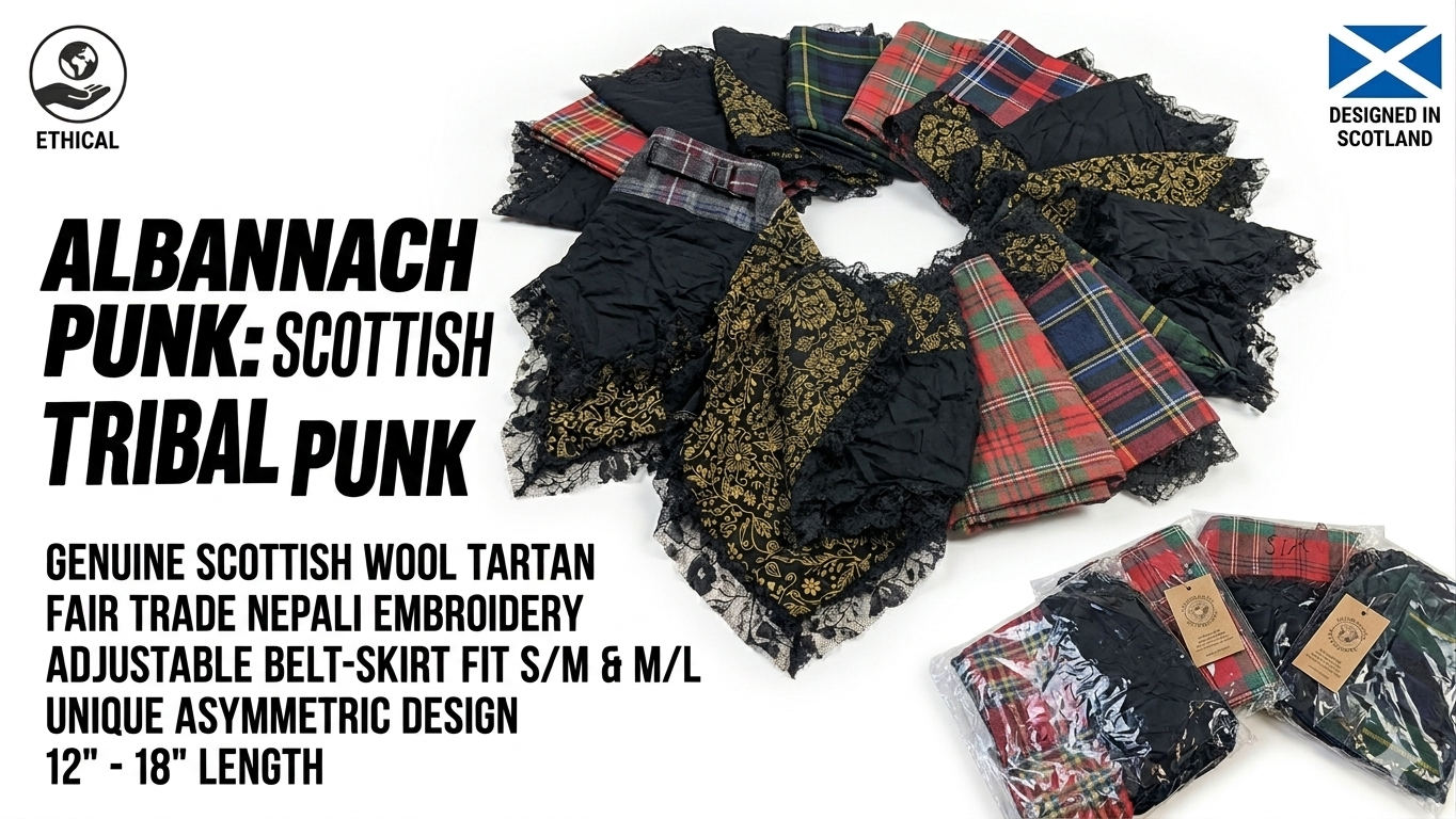 519873_1f1d3bca-c644-4159-ac07-612ac0c8ce0f0.png END OF LINE RRP150 JOB LOT 5 x Unique Scottish Tartan Skirts Small size - Image 1