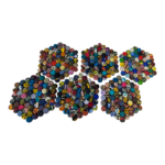 6x Handmade African Kitenge Placemats Hexagon Wax Print Table Mats Set Uganda - Image 2