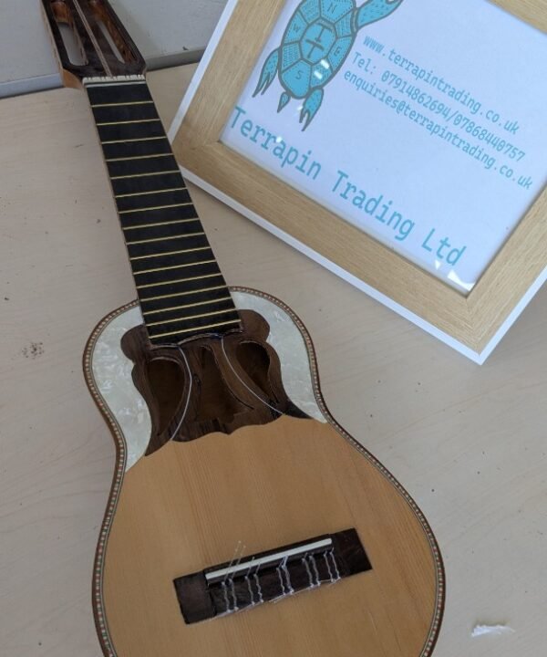 Damaged Bolivia Charango Body for display or repair