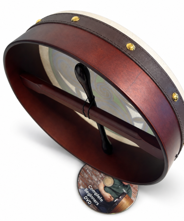 Traditional Irish Celtic Bodhran 12 Inch  Handmade in Ireland by Paraic McNeela  Includes Beater and Beginners Tutorial DVD